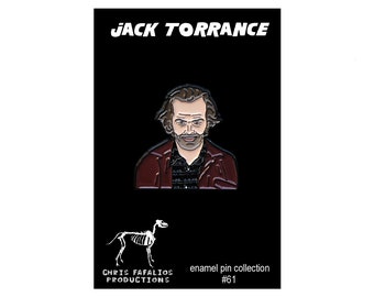 Jack Torrance enamel pin - Jack Nicholson - The Shining - lapel pin - horror pin - Stanley Kubrick - Overlook Hotel - Stephen King