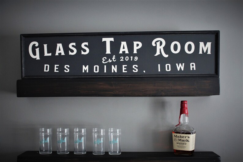 Personalized BAR SIGN for Home Bar Custom Bar Sign Home Bar Etsy