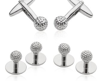 Cuff-Daddy Golf Formal Set Cufflinks & Studs with Presentation Gift Box