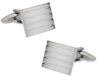 Silver Cufflinks with Gift Box - Ready to Gift