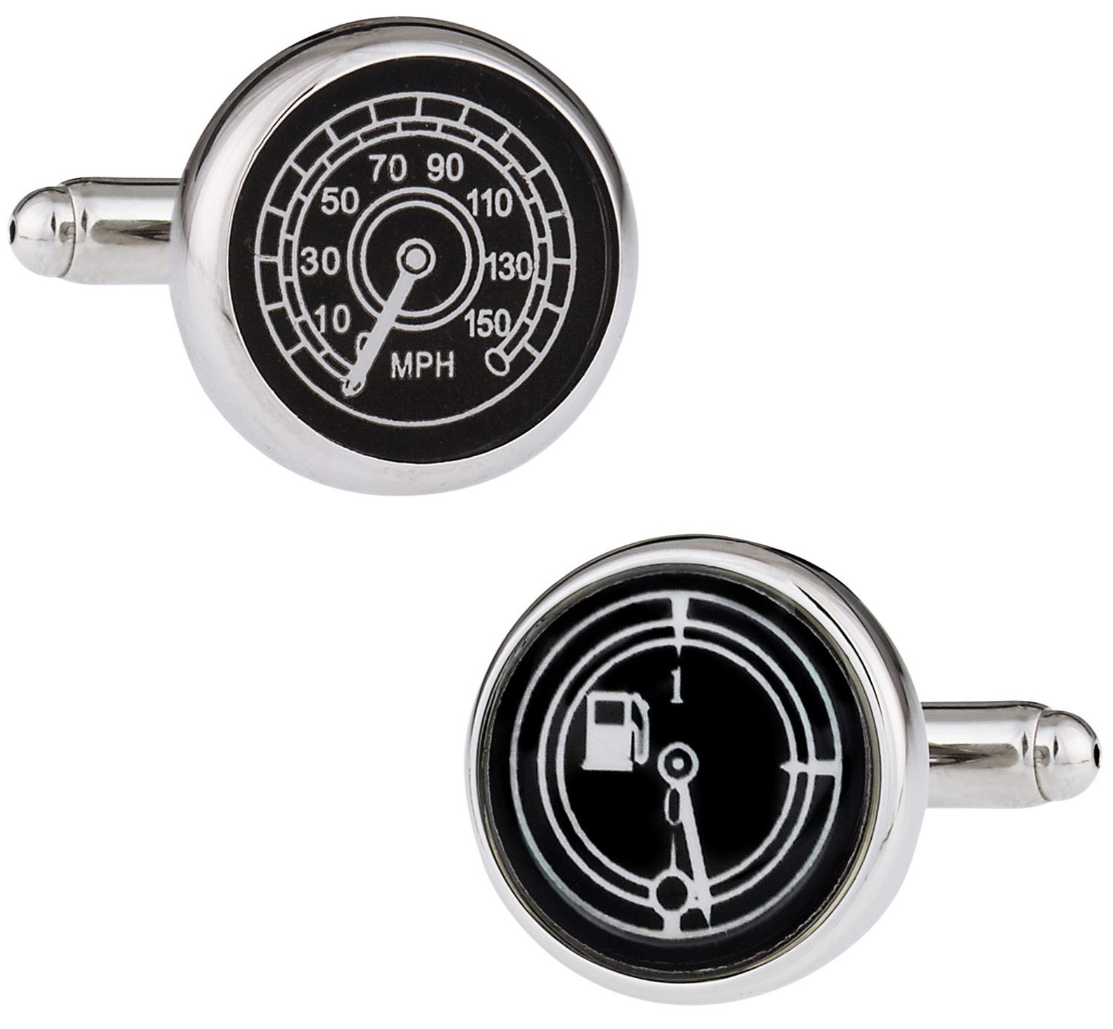 Speedometer & Fuel Gauge Silver Automotive Car Cufflinks With Etsy