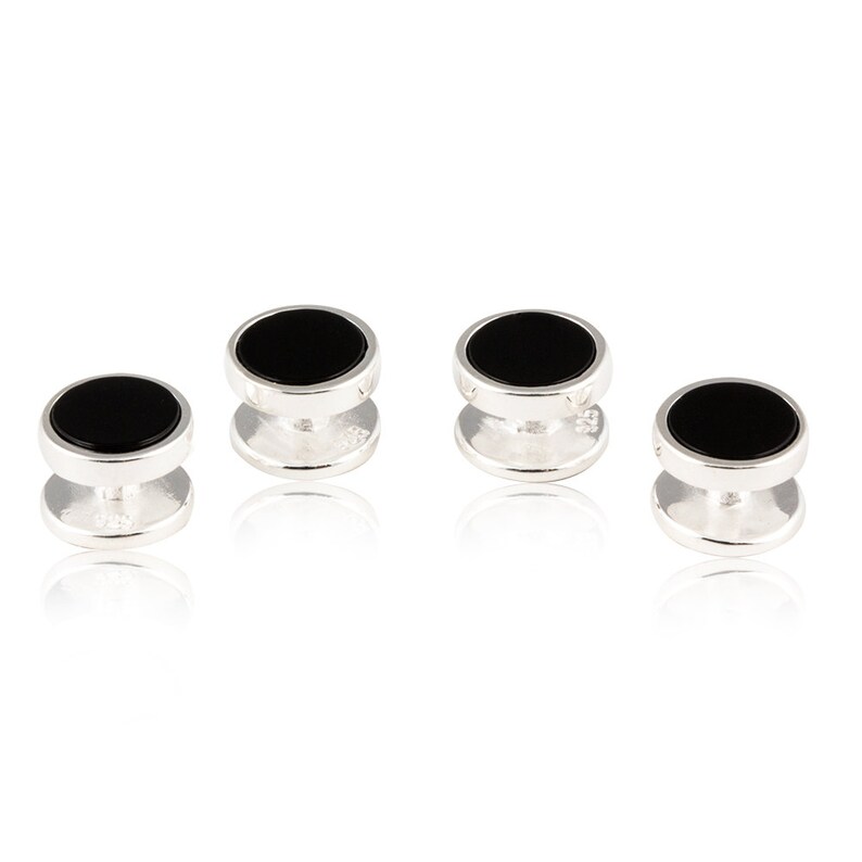sterling silver black studs