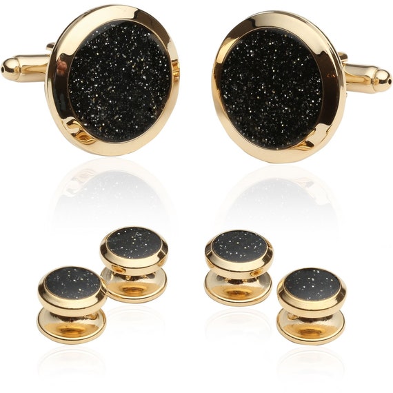 Men's Tuxedo Cufflinks and Studs Formal Set