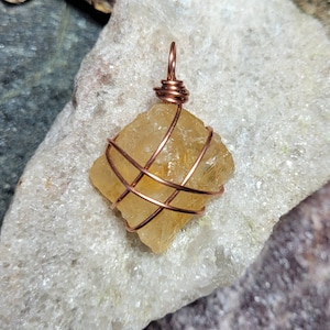 Citrine pendant, Citrine necklaces, copper pendant, copper necklace, Citrine, Citrine jewelry, handmade jewelry