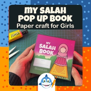 Il mio libro pop-up Salah fai da te in carta (per ragazze)