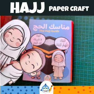 Hajj Buch Basteln für Kinder | Spaß & Lehrreich!