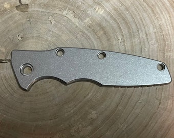 Complete replacement of scale and liner! Handmade titanium scale  for the Hinderer Eklipse 3.5"