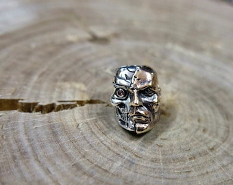 Terminator Skull bead,Paracord Bead, Knife beads, lanyard beads, keychain bead, bracelet bead, EDS beads