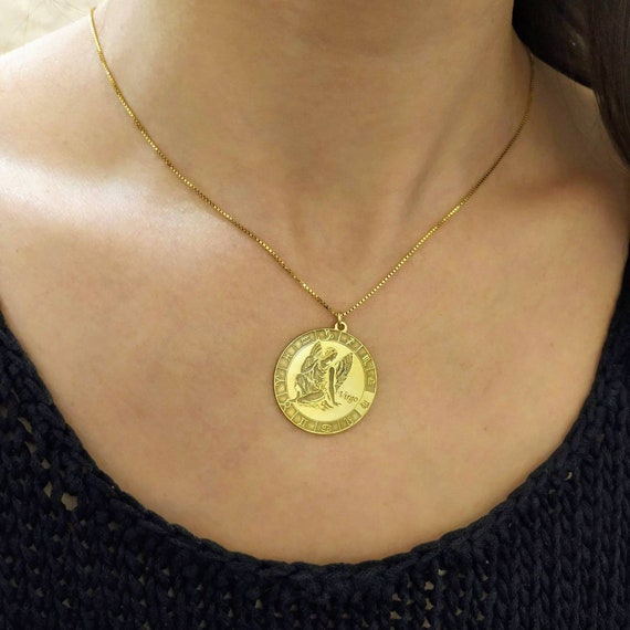 18k Gold Plated Virgo Necklace Zodiac 
