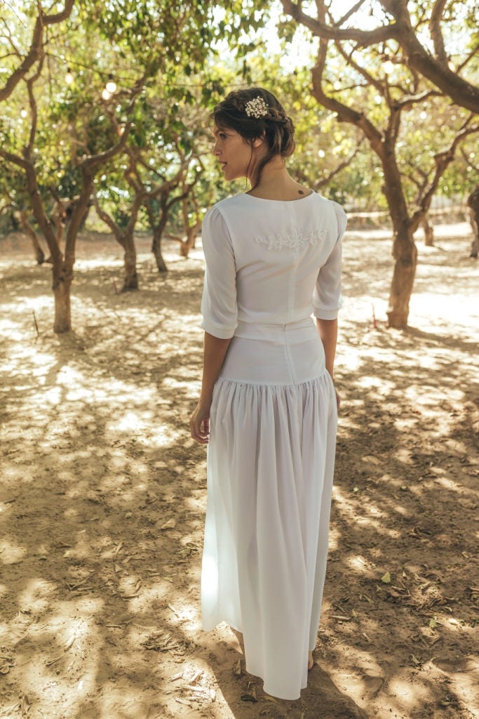 Wedding tops simple wedding top simple wedding dress | Etsy