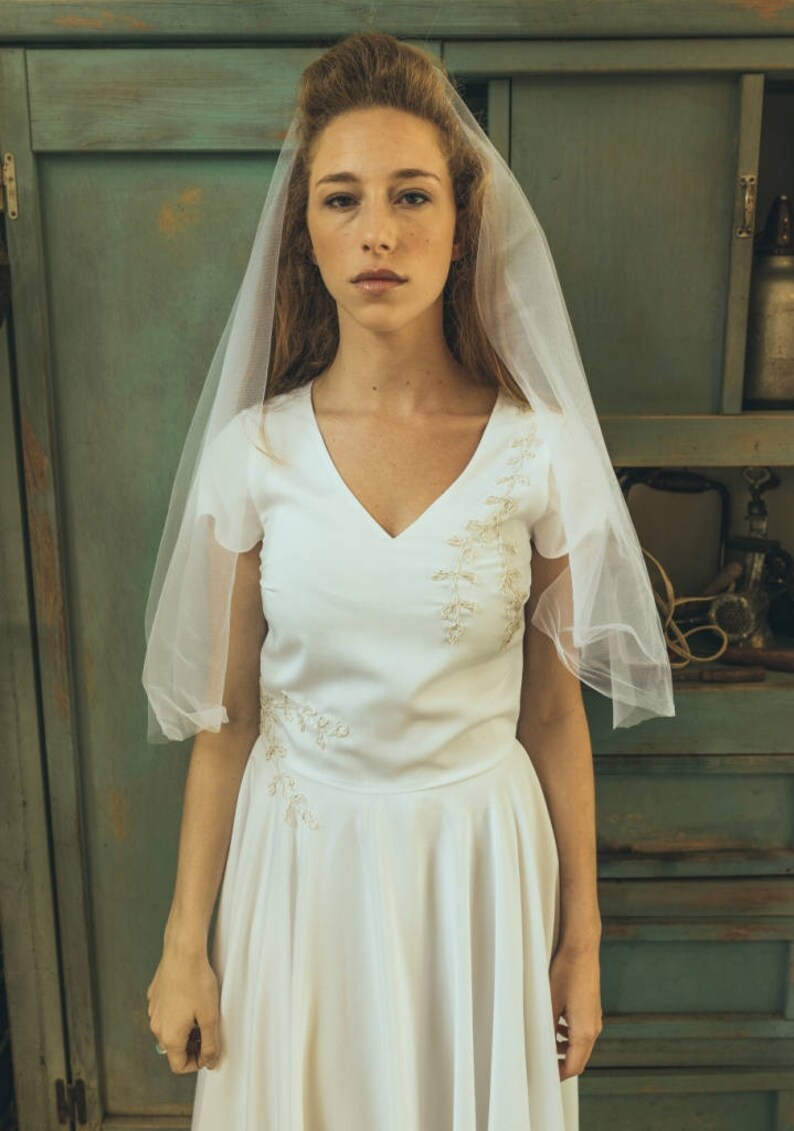 1920er Jahre Hochzeitskleid / einfache Boho Hochzeit Kleid ...