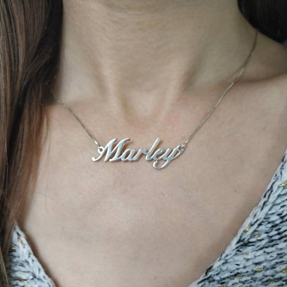 Chain Necklace Custom Handwriting 