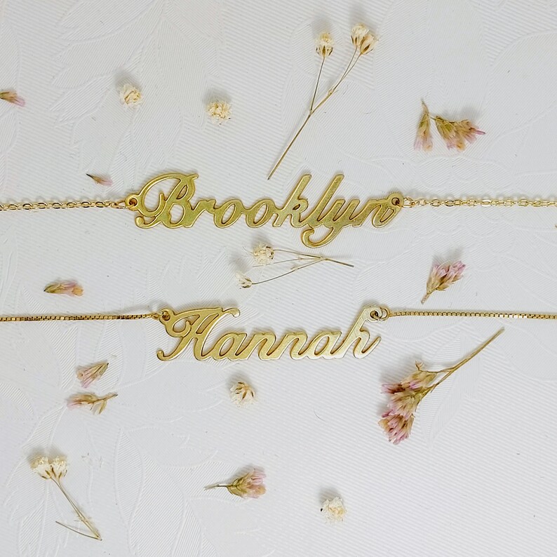 925 Sterling Silver Name Pendant Personalized Name Silver Etsy