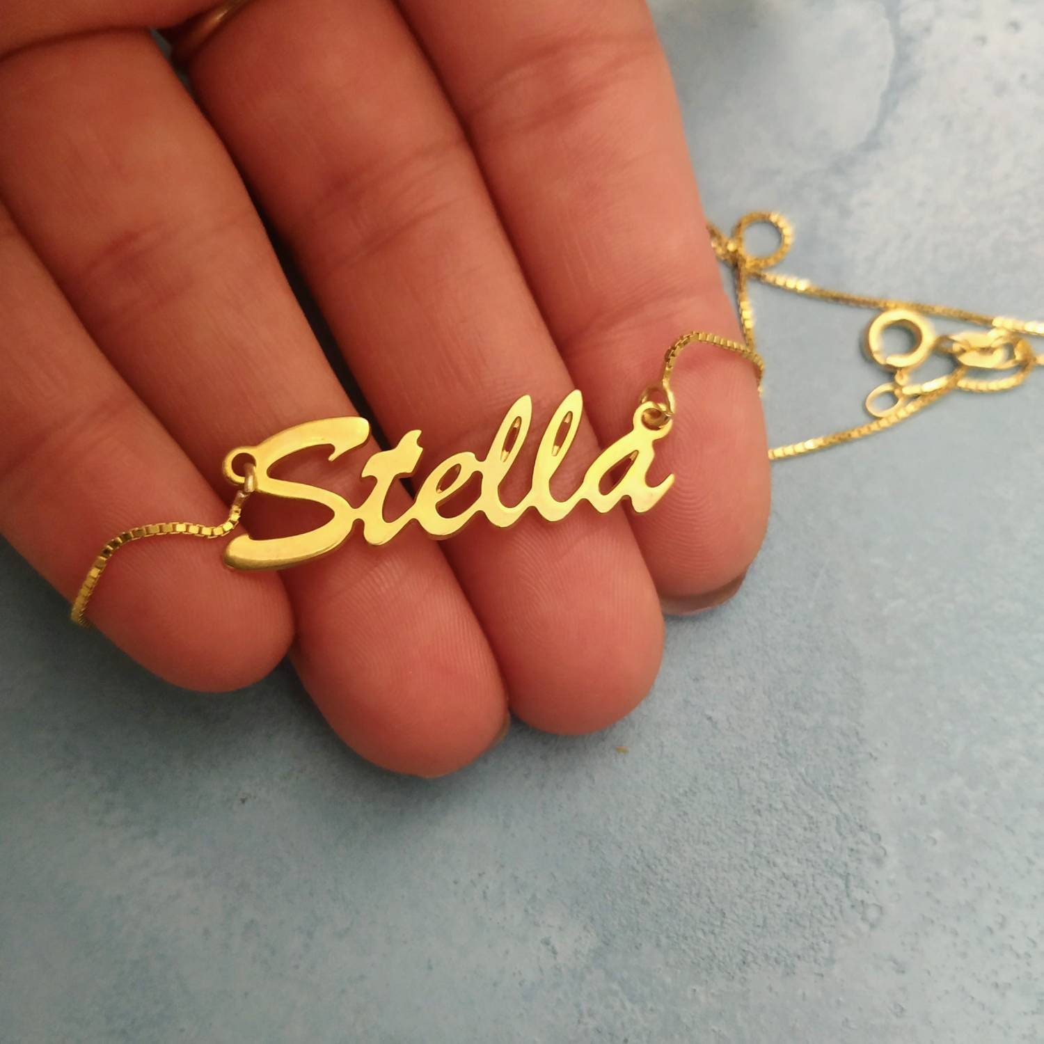 Personalized Gold Plated Nameplate 