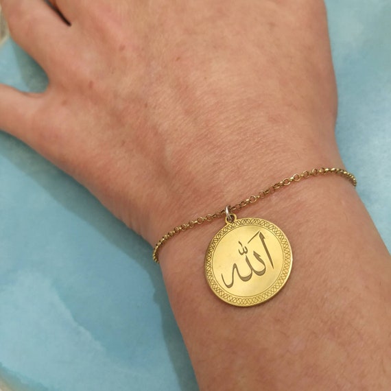 Allah Bracelet Stainless Steel | Gold Allah Baby Bracelet | Allah Jewelry  Bracelet - Bangles - Aliexpress
