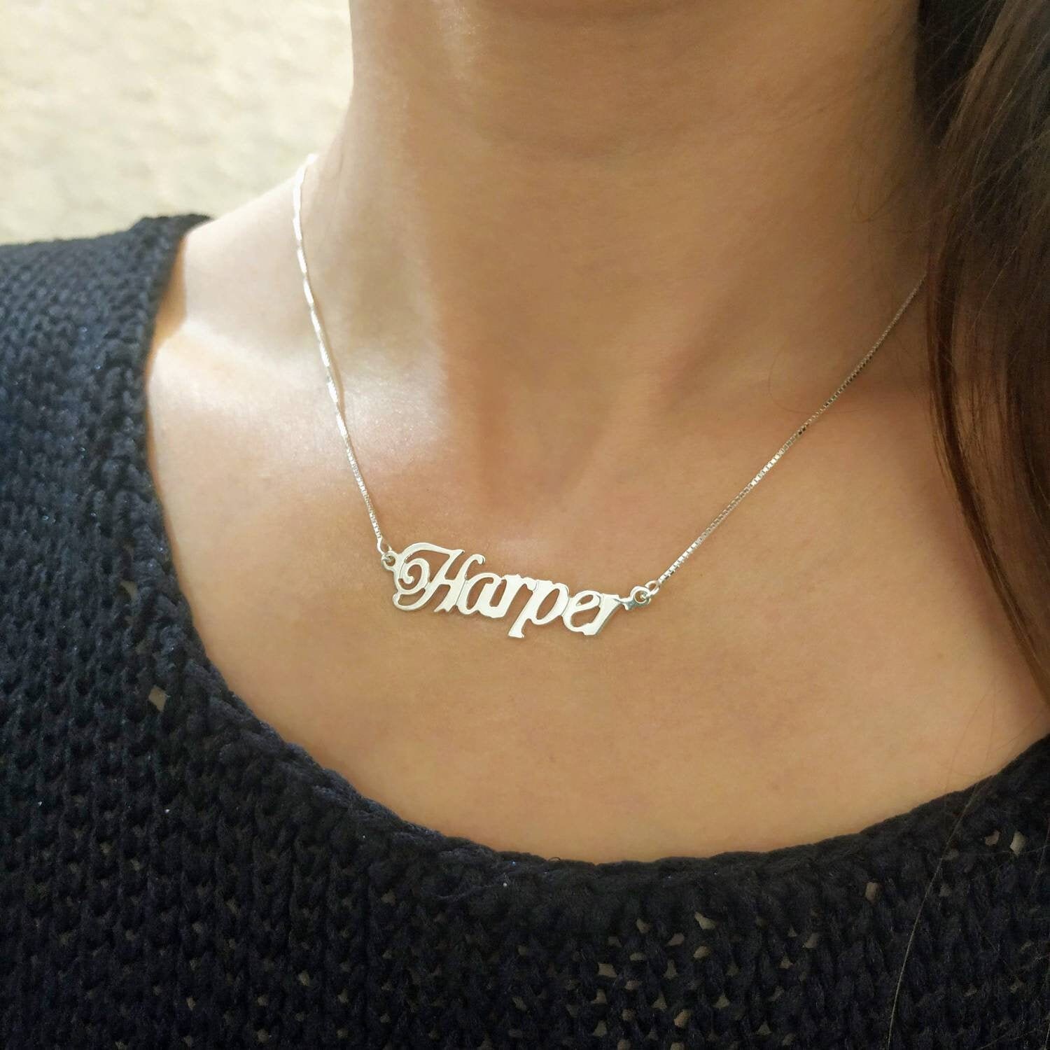925 Sterling Silver Personalized Big 