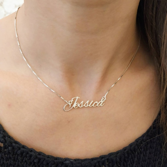 925 Silver Customized Name Pendant 