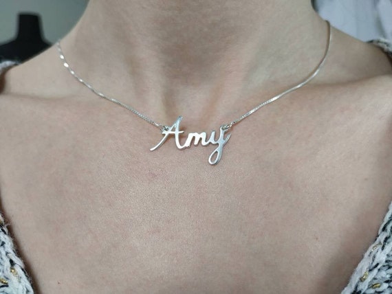 Nameplate Necklace - The M Jewelers