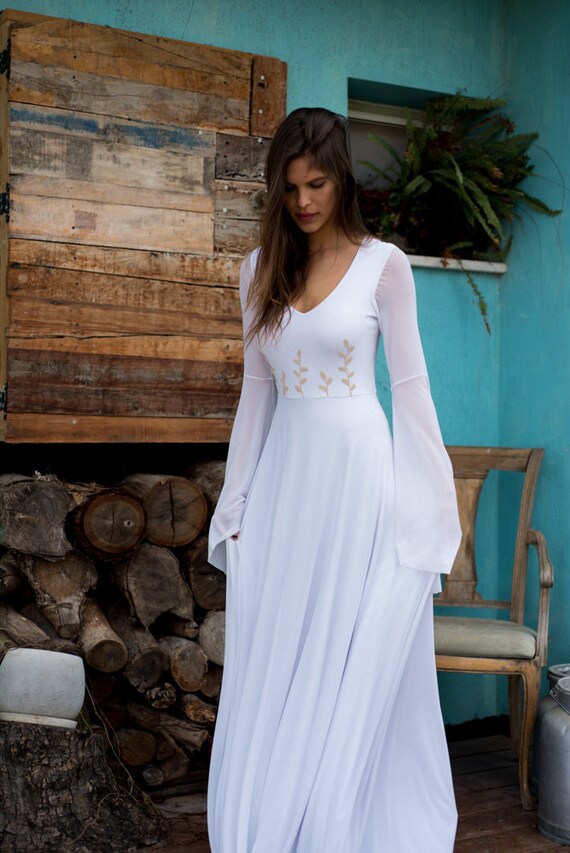 Fitted flowy dress top