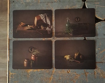 Set van 4 fotokaarten A6 Stilleven met envelop