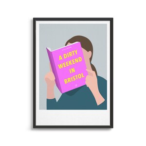 Poster de livre personnalisé / Anniversaire ou cadeau d&#39;anniversaire pour un amoureux des livres
