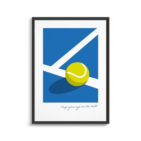 Impression d'art tennis personnalisée