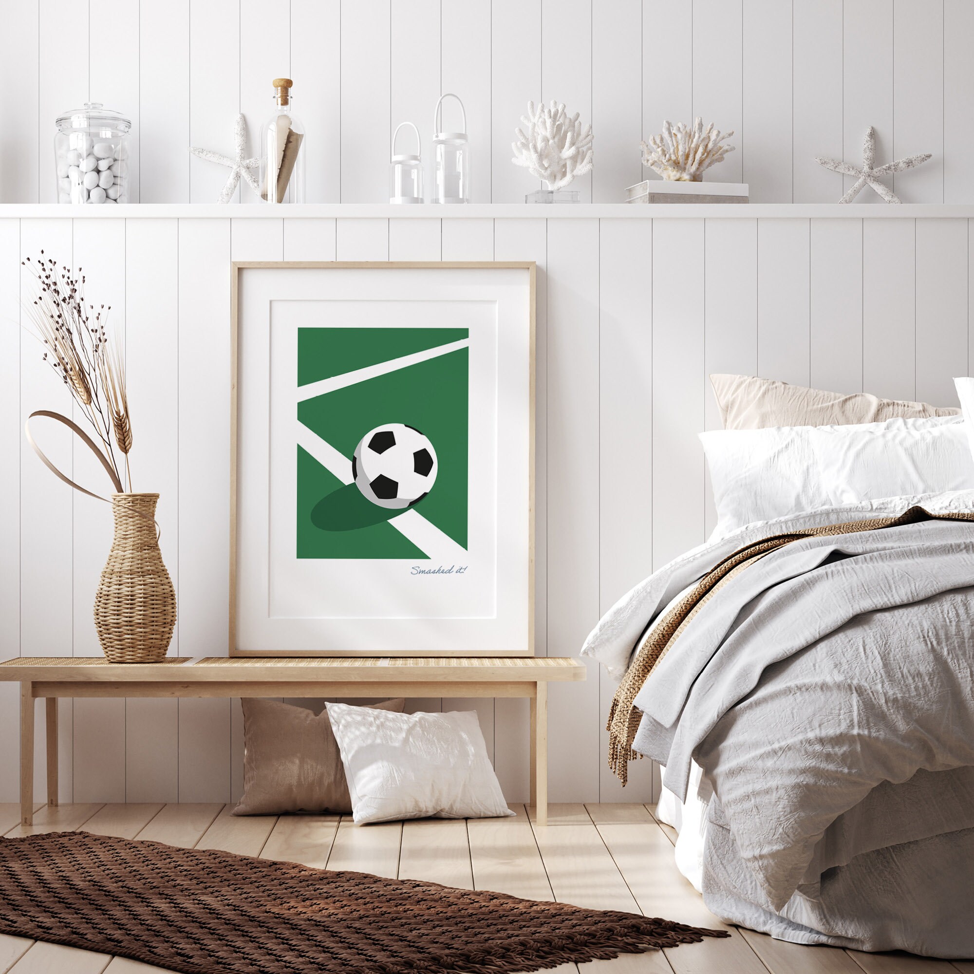 Personalised Football Poster / Fathers Day Gift - Etsy