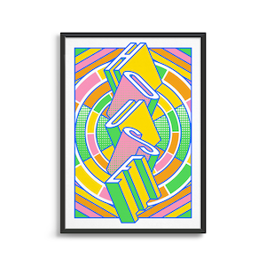 House Musik Poster / Y2K Dekor / Geschenk für Musikliebhaber / Küchenkunst für Ihre Hausbar oder Musikstudio