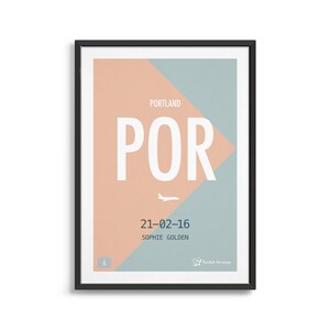 Customised travel poster / New York London Paris - Add your own destination