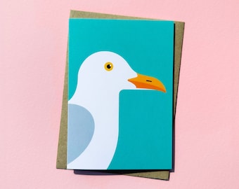 Seagull greeting card / Blank for any occasion