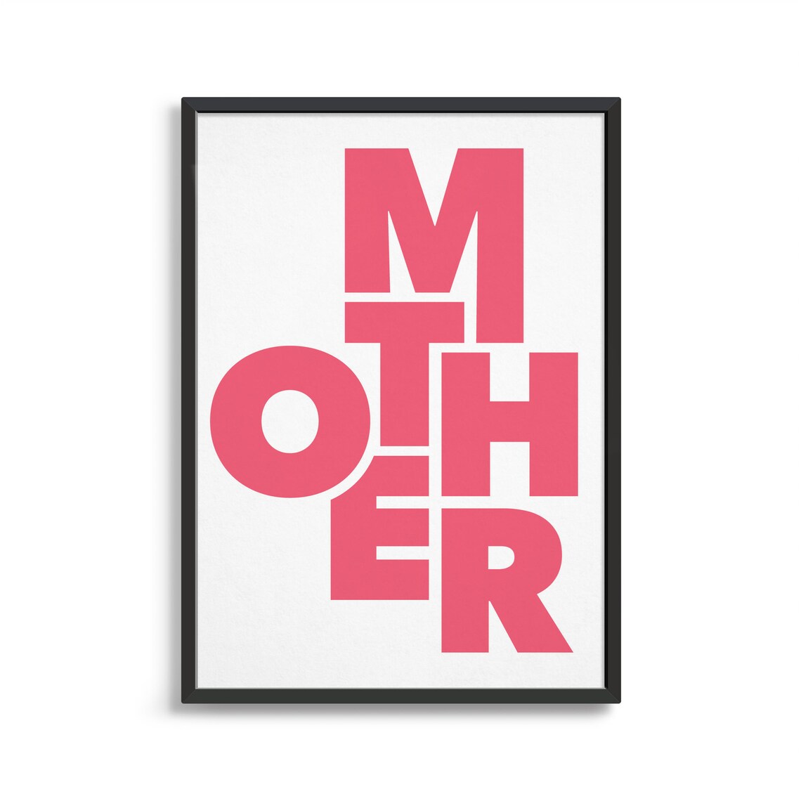 Mother Typography Wall Art for First Time Mum / Gift Ideas for - Etsy UK
