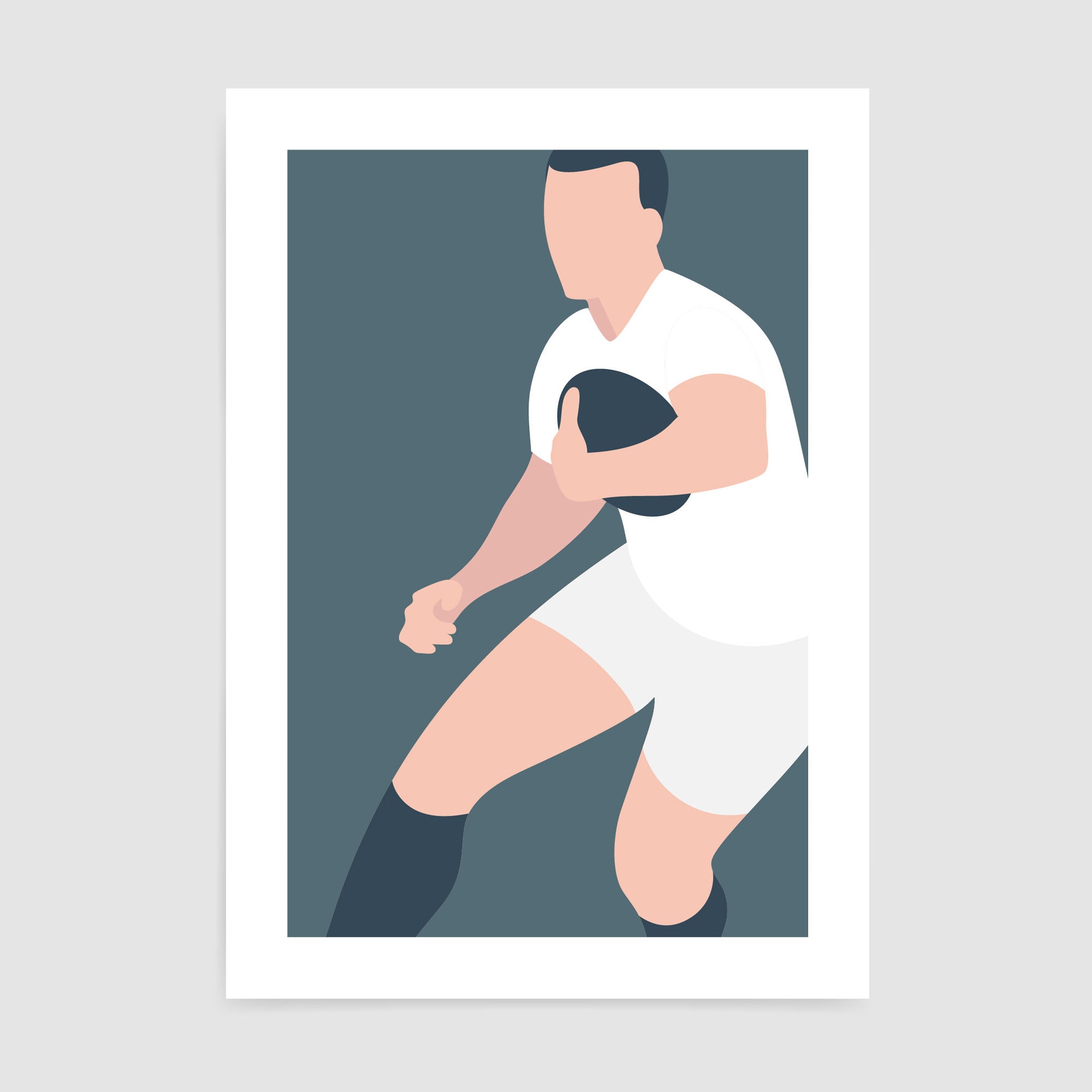 Simple Rugby Posters Rugby Print / Team Sport Poster / Gift for Rugby Supporter - Etsy