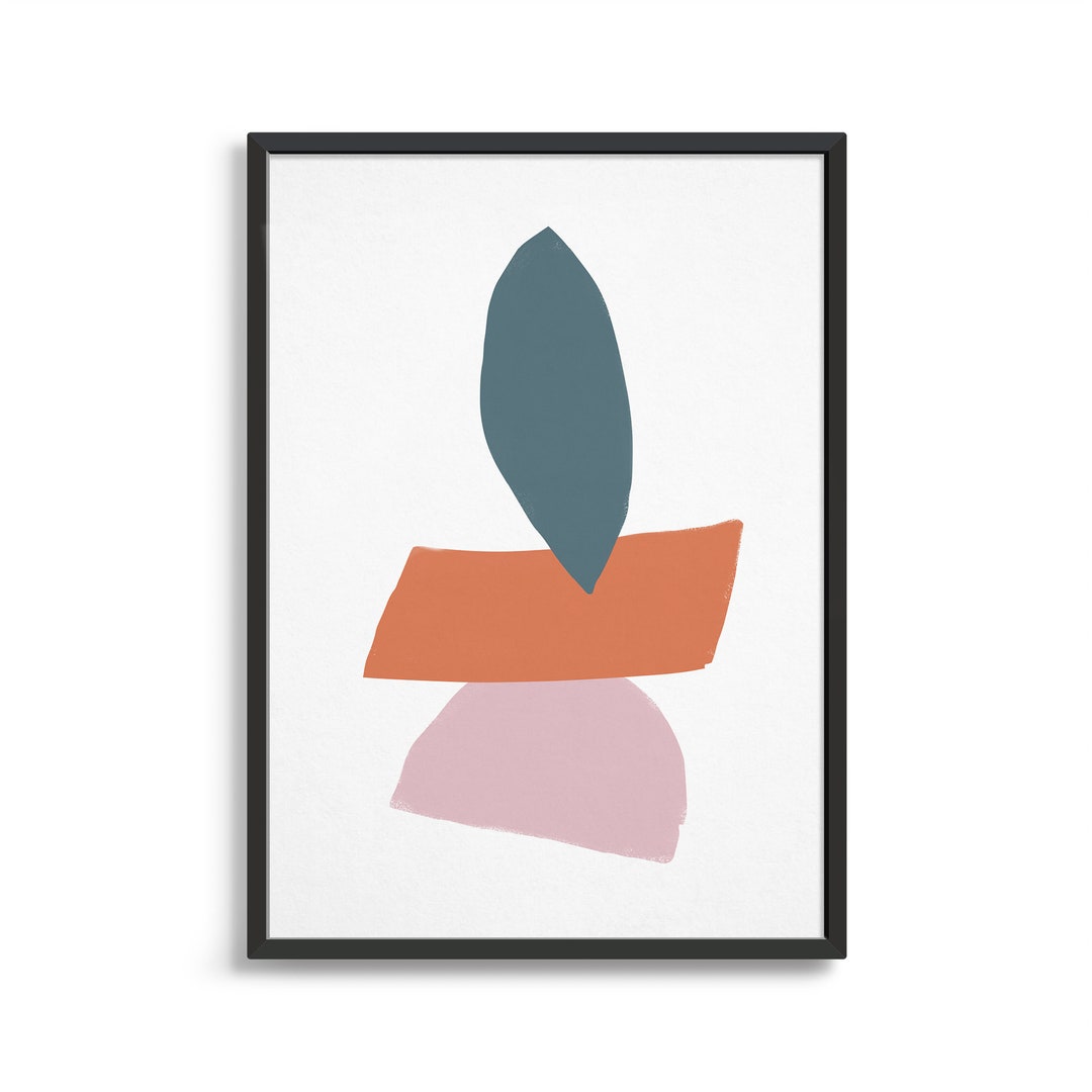 Minimal Abstract Art Print Etsy