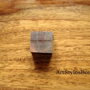 Mini aimant en bois pour frigo, magnet fait main, magnetique création artisanale Noyer