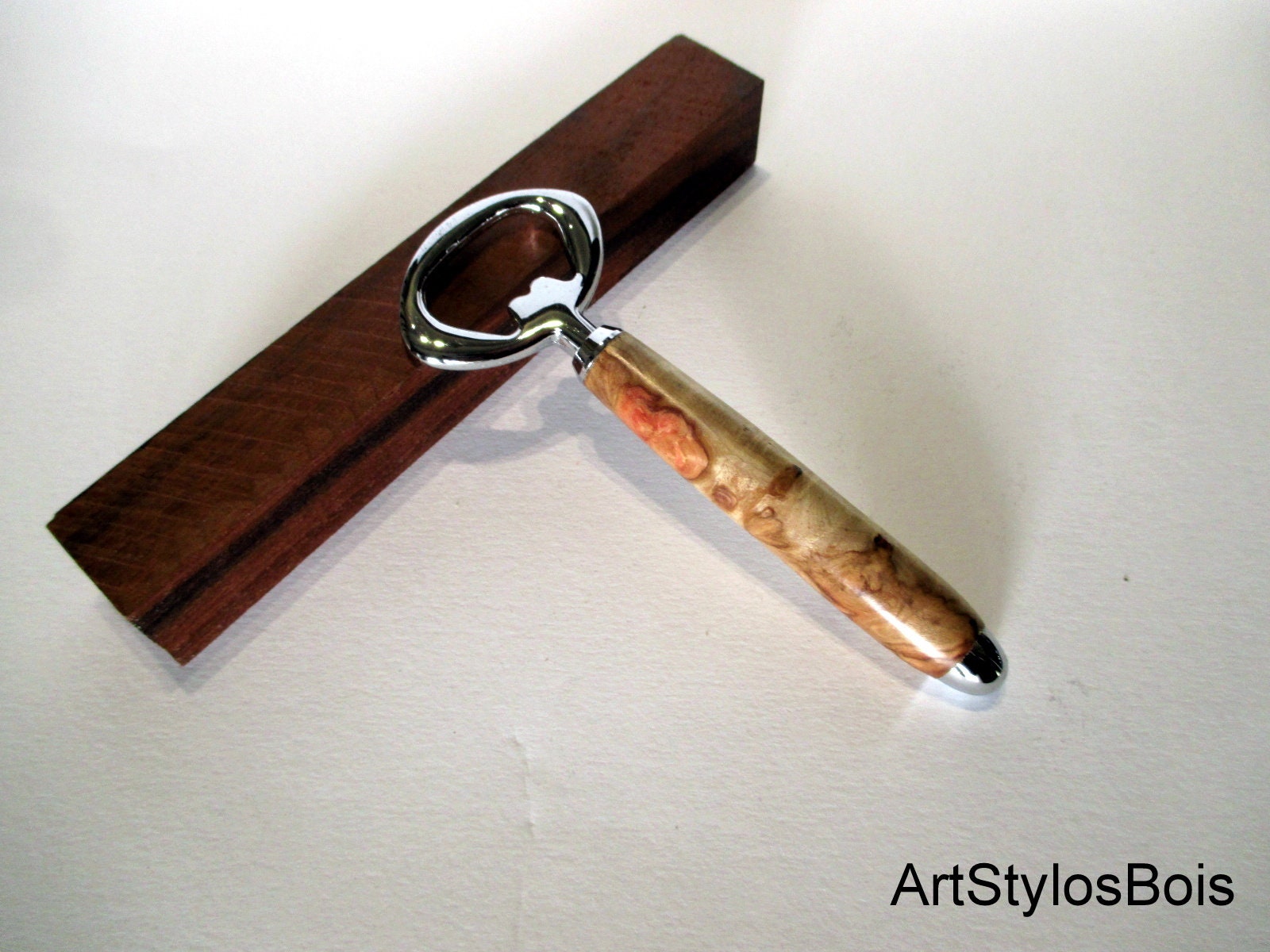 Décapsuleurs en Bois d'erable Champêtre Échauffé Fabrication Artisanale Française