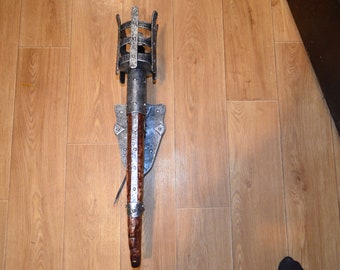 forged torch, forged sconce, viking torch, wall sconces in medieval style