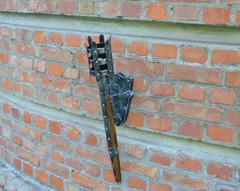 Viking Style Lamp, forged torch