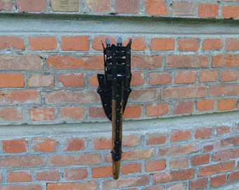 Wrought sconces for hotel lighting in a medieval style - 2 pcs