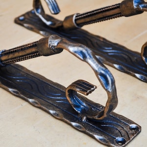 Door handles, barn door handles. Wrought iron handles,  door handles-2pcs