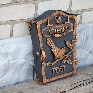Geschmiedeter Briefkasten