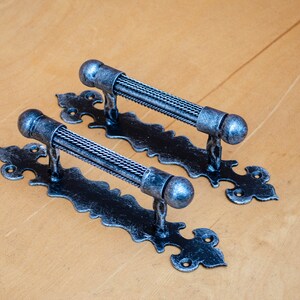 Door handles, barn door handles-2pcs