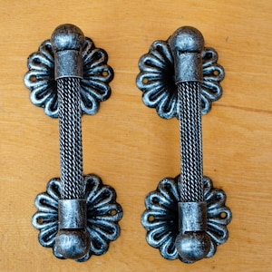 Door handles, barn door handles. Wrought iron handles,  door handles-2pcs