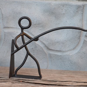 wrought iron flower holder