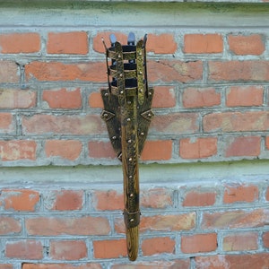 Viking Style Lamp, forged torch