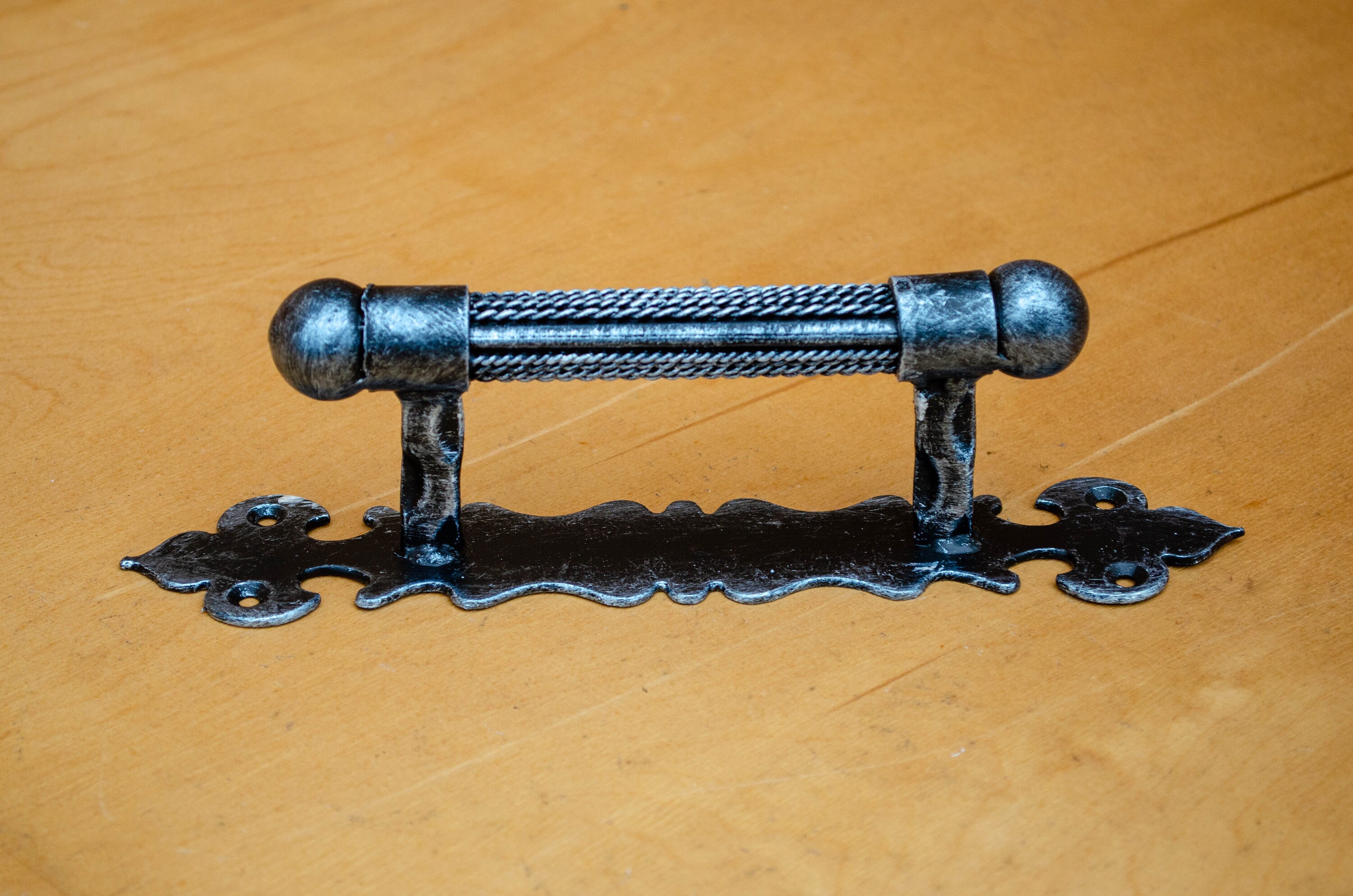 Poignées en fer forgé, poignées de porte, porte coulissante, poignée de porte,