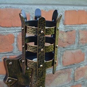Viking Style Lamp, forged torch