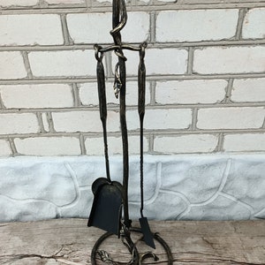 Set Fireplace tools,  handmade