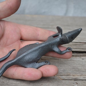 wrought iron mouse, mouse sculpture