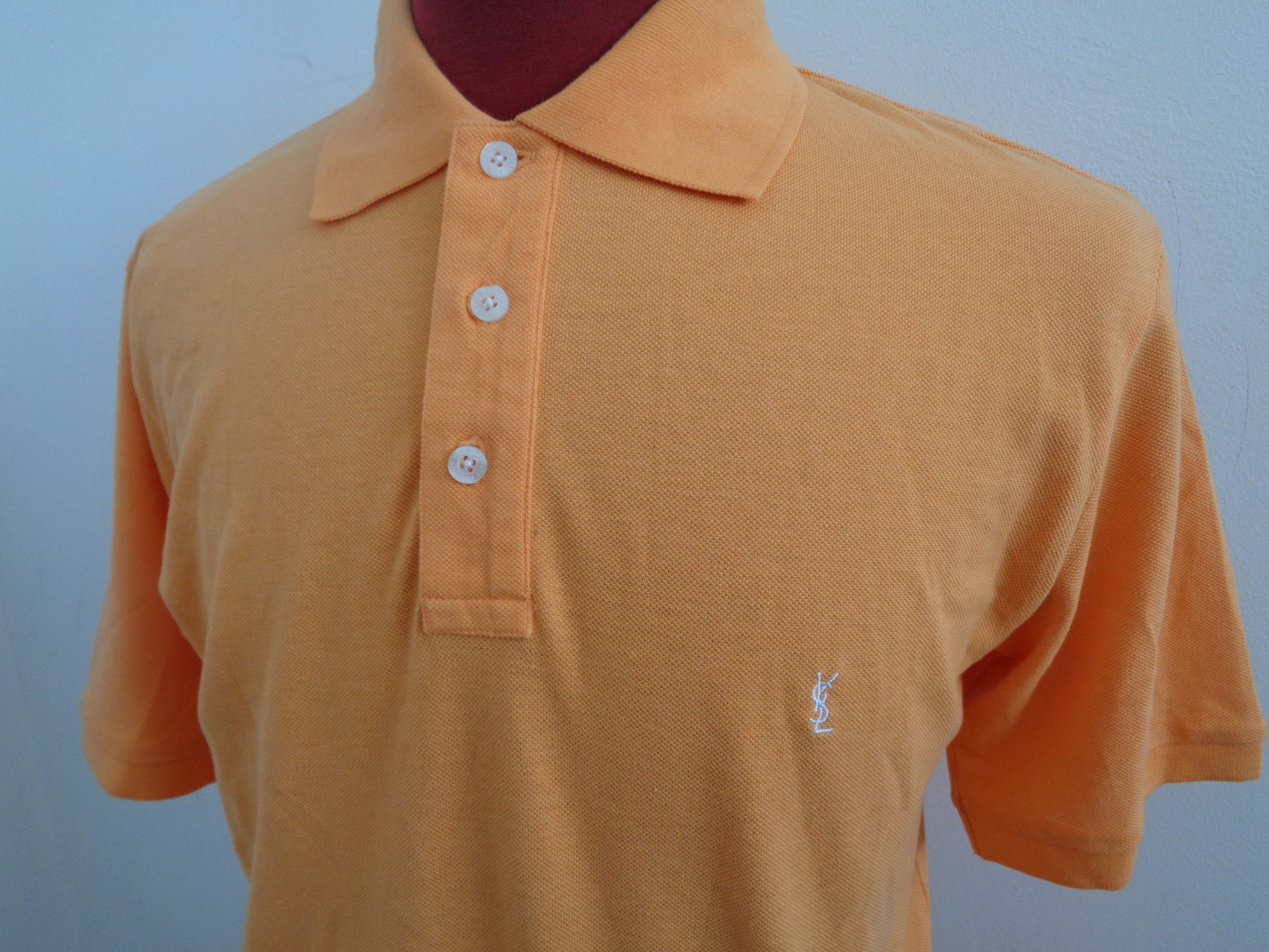 yves saint laurent orange shirt