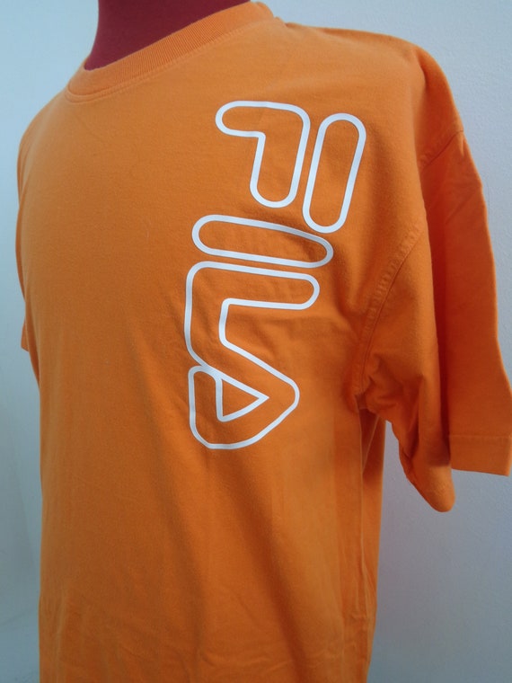 tee shirt fila orange